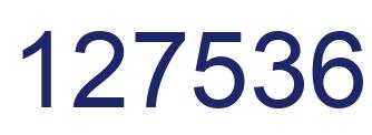 Número 127536 imagen azul