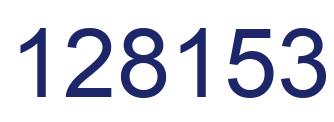 Number 128153 blue image