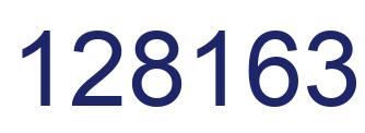 Number 128163 blue image