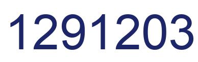 Number 1291203 blue image