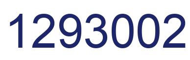 Number 1293002 blue image