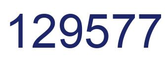 Número 129577 imagen azul