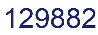 Number 129882 blue image