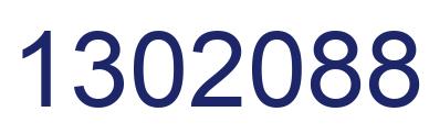 Number 1302088 blue image
