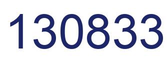Número 130833 imagen azul