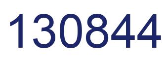 Número 130844 imagen azul