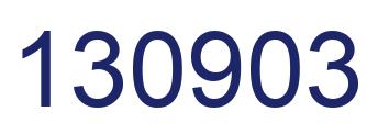 Number 130903 blue image