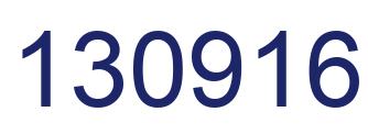 Número 130916 imagen azul