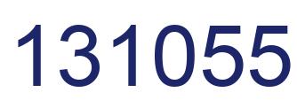 Number 131055 blue image