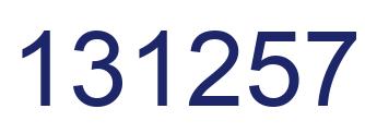 Número 131257 imagen azul