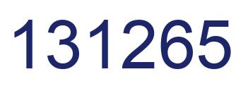 Número 131265 imagen azul