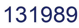 Número 131989 imagen azul