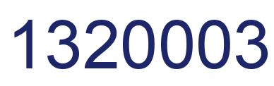 Número 1320003 imagen azul