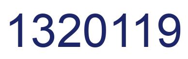 Número 1320119 imagen azul