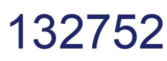 Number 132752 blue image