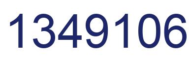 Número 1349106 imagen azul
