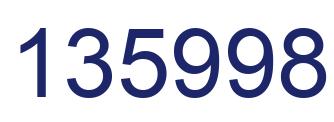 Número 135998 imagen azul