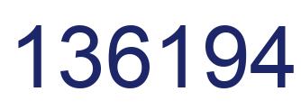 Número 136194 imagen azul