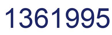 Número 1361995 imagen azul