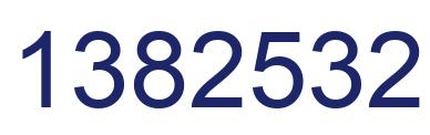 Número 1382532 imagen azul