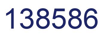 Número 138586 imagen azul