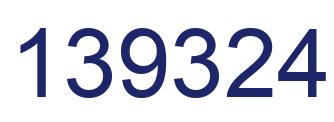 Número 139324 imagen azul
