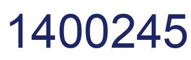 Número 1400245 imagen azul