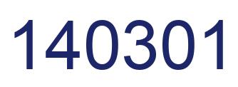 Número 140301 imagen azul