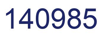 Number 140985 blue image