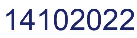Number 14102022 blue image