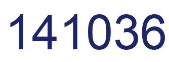 Number 141036 blue image
