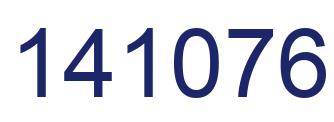 Number 141076 blue image
