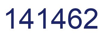 Number 141462 blue image