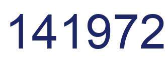 Number 141972 blue image