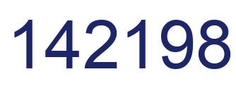 Number 142198 blue image