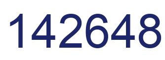 Number 142648 blue image