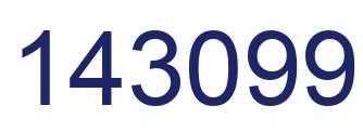 Number 143099 blue image