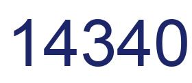 Number 14340 blue image