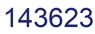 Número 143623 imagen azul