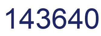 Número 143640 imagen azul