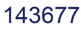 Número 143677 imagen azul