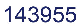Número 143955 imagen azul
