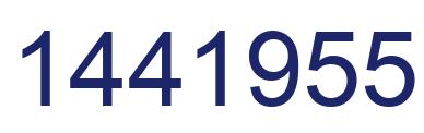 Número 1441955 imagen azul