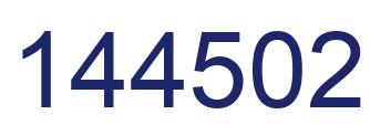 Number 144502 blue image