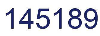 Número 145189 imagen azul