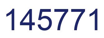 Number 145771 blue image