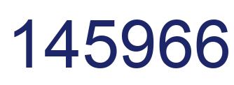Number 145966 blue image