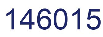 Number 146015 blue image
