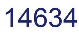Number 14634 blue image