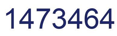 Número 1473464 imagen azul